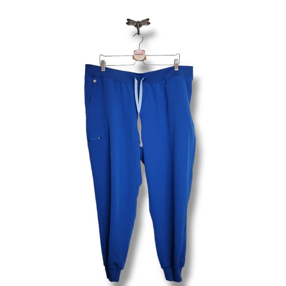 Figs Women's Jogger Scrub Pants in Royal Blue